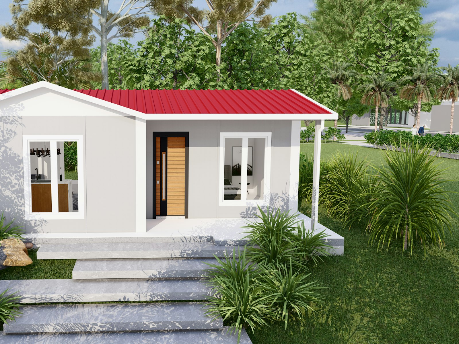 EXEMPLO: Casa 2 dormitórios com pátio